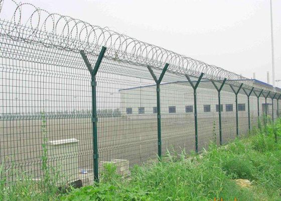 China O cargo 3D de Y curvou o cerco de segurança aeroportuária, painéis soldados da cerca da rede de arame fornecedor
